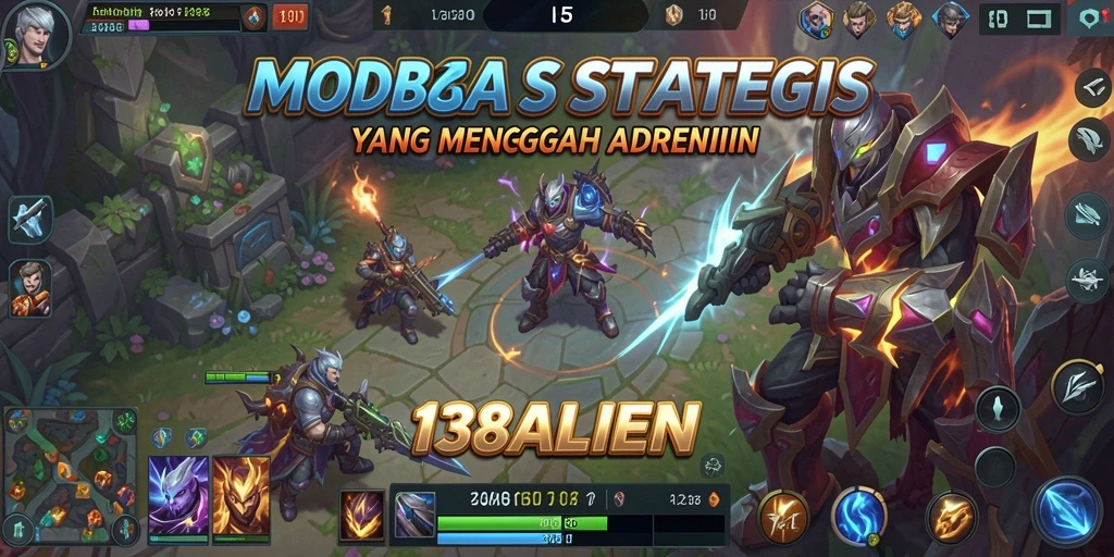 Gameplay intens dalam 138ALIEN dengan aksi MOBA yang seru.