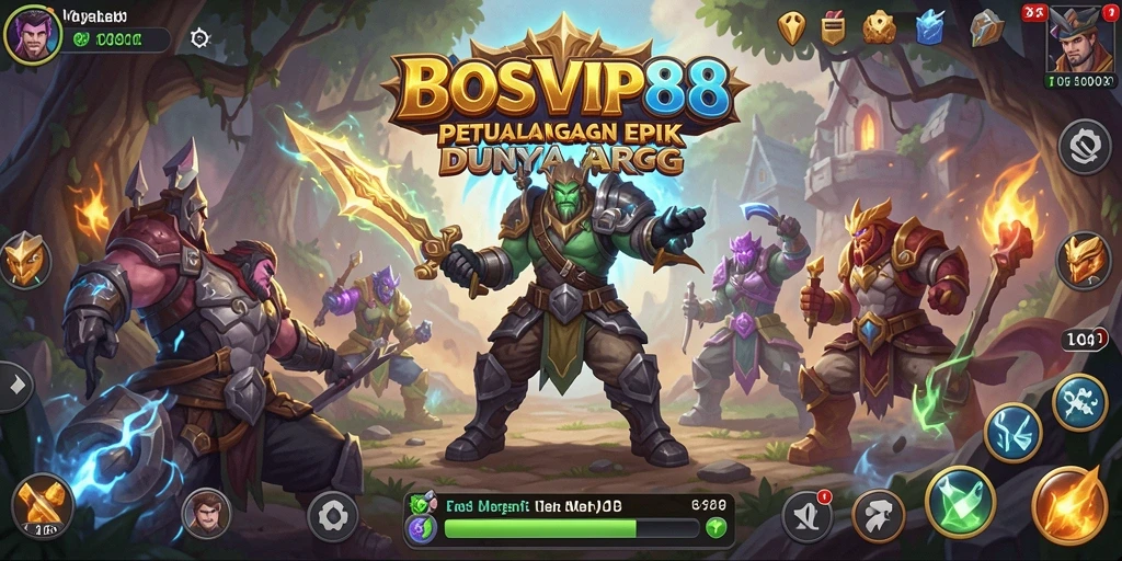 Tampilan screenshot gameplay <strong>BOSVIP88</strong> yang menampilkan momen seru dalam pertempuran ARPG.
