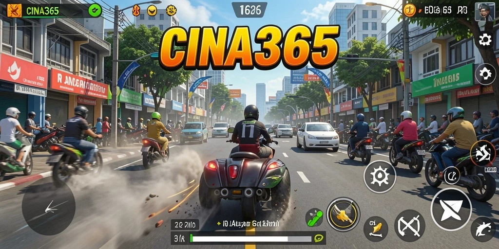 Tampilan gameplay CINA365 yang seru dan menegangkan.