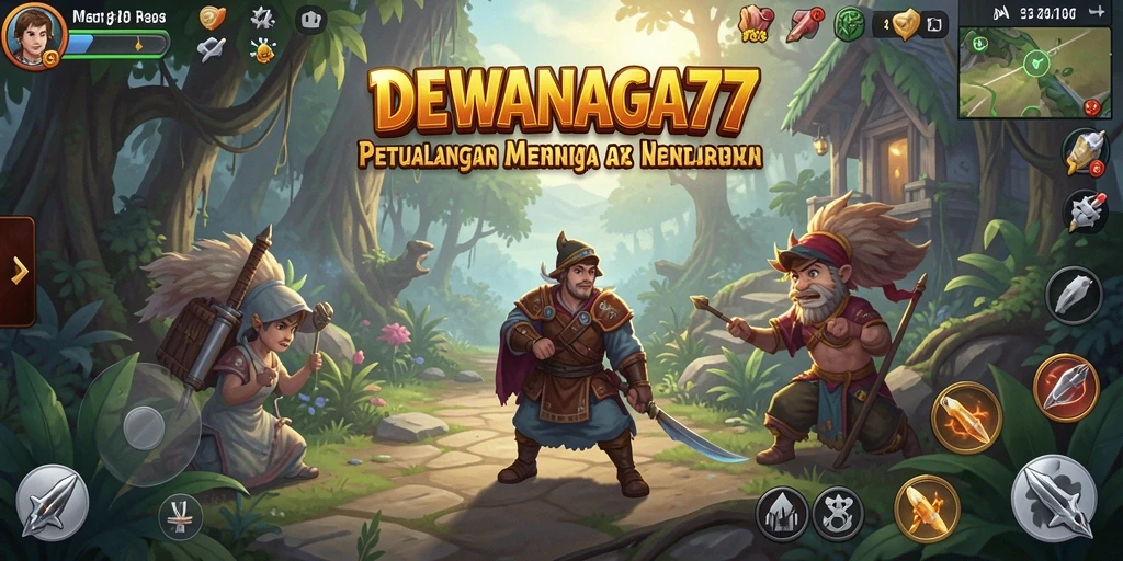 Tampilan gameplay DEWANAGA77 yang mendebarkan dan penuh aksi.