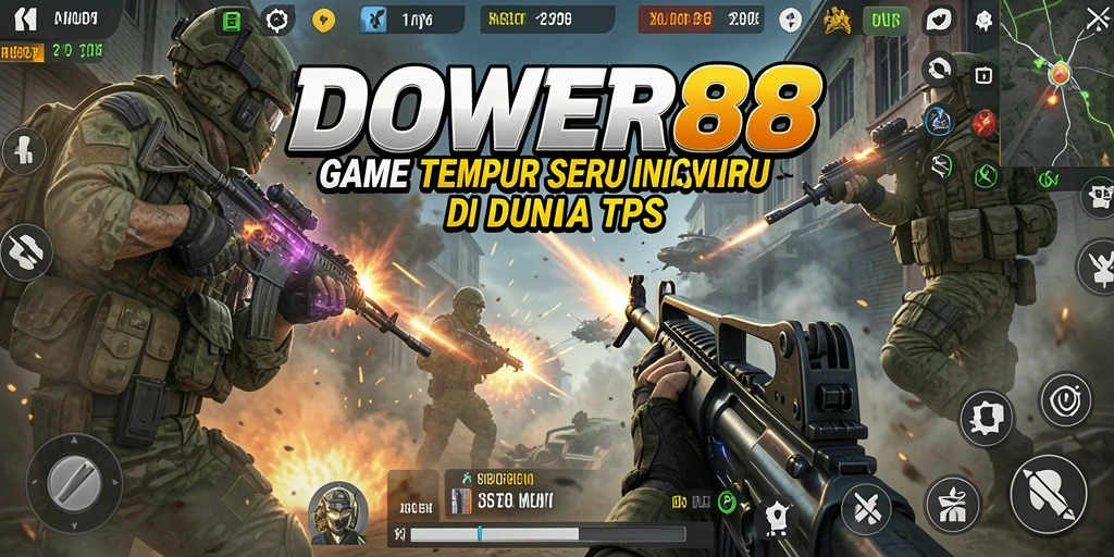 Tampilan gameplay DOWER88 yang menegangkan dan strategis.