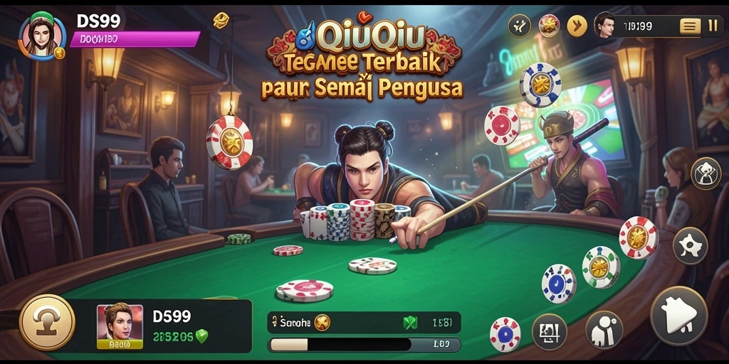 Tampilan gameplay menarik dari DS99 saat pertarungan QiuQiu.