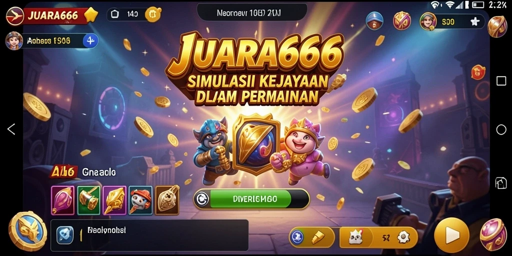 Screenshot JUARA666 yang menampilkan aksi menarik dalam gameplay Simulation.
