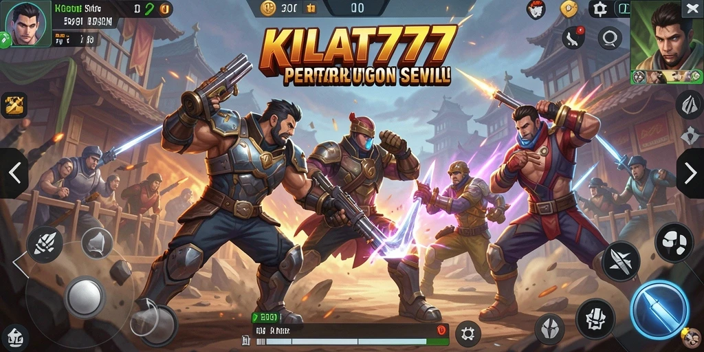 Tampilan aksi mengesankan dari gameplay KILAT777 yang menantang.