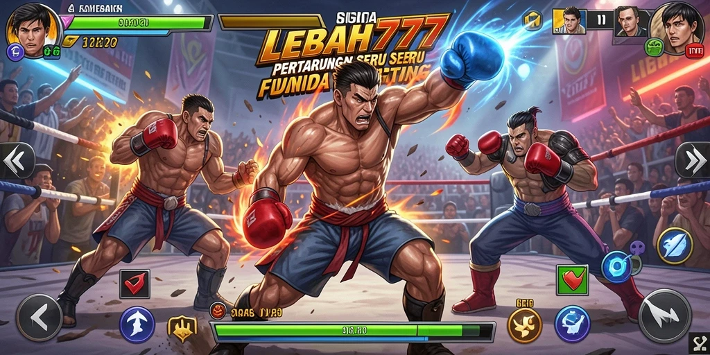 Tampilan menarik saat pertarungan seru di LEBAH777.