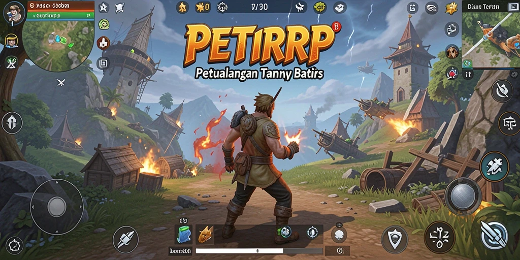 Tampilan gameplay Open World yang menarik dan mendebarkan.