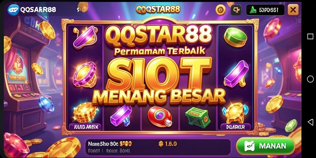 Tampilan gameplay QQSTAR88 dengan fitur Slot yang menarik.