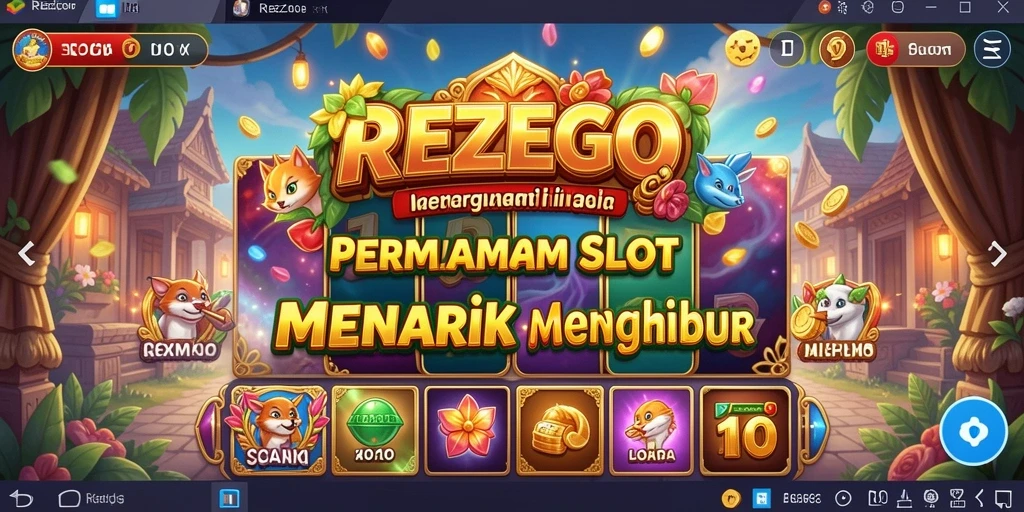 Tampilan gameplay <strong>REZEGO</strong> yang menarik dengan efek visual yang memukau.