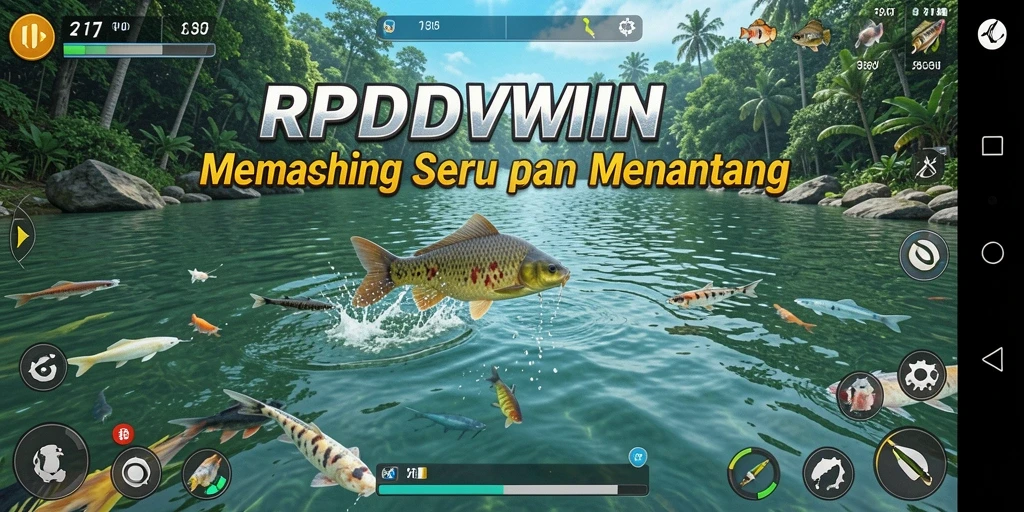 Tangkapan besar dalam RPIDWIN saat bermain fishing.