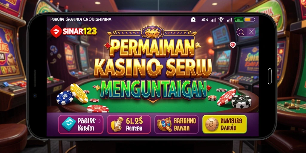 Tangkapan layar gameplay kasino yang mendebarkan.