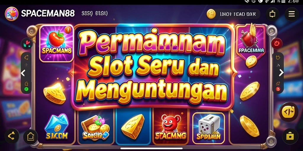 Tampilan gameplay menarik dari SPACEMAN88 dengan efek visual yang memukau.