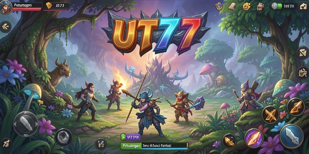 Tangkapan layar gameplay UT77 menampilkan petualangan yang mendebarkan.